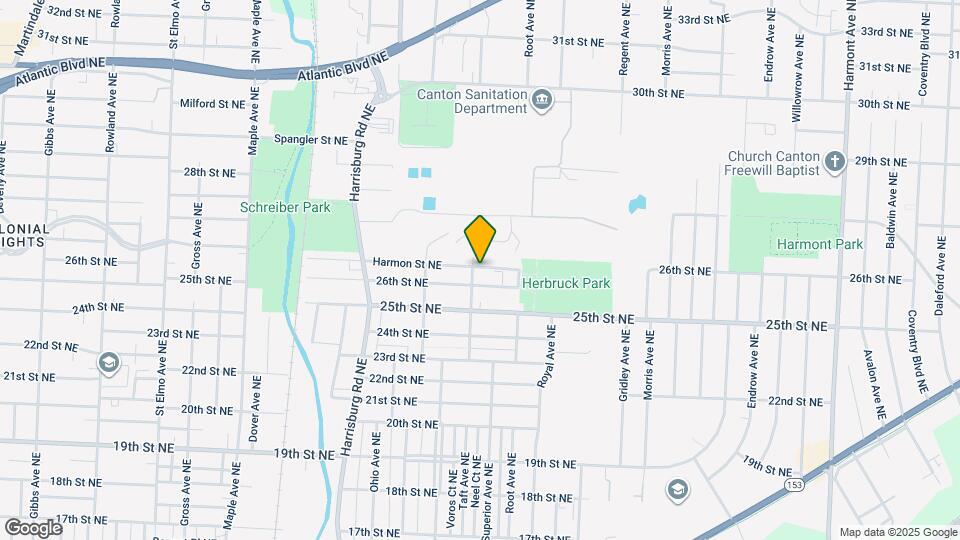 2332 Harmon St NE Map and Location Details