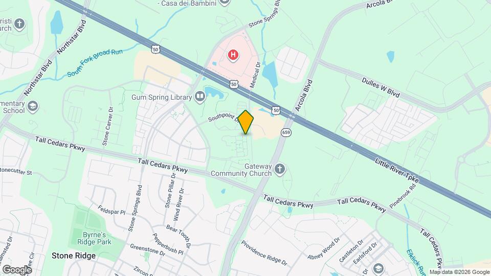 24606 Byrne Meadow Sq Map and Location Details