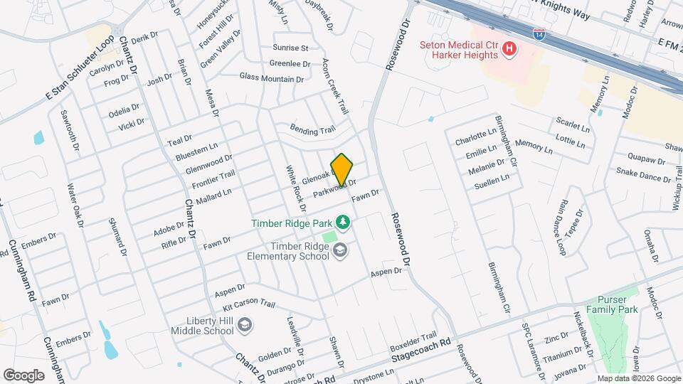 5006 Parkwood Dr Map and Location Details