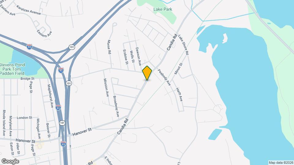 1429 Candia Rd, Unit 2 Map and Location Details