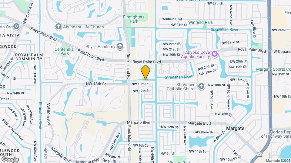 6955 NW 18th St Map and Location Details