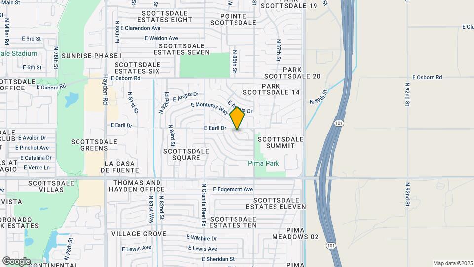 3043 N 85th Pl Map and Location Details