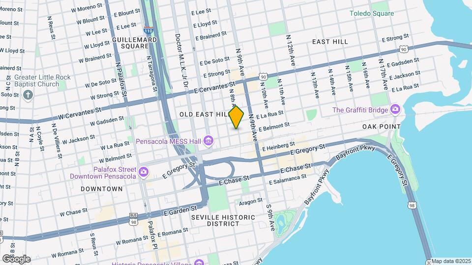 714 E Belmont St Map and Location Details