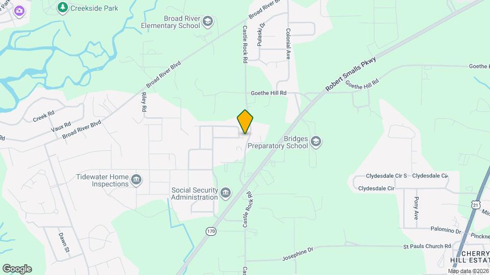 104 Castle Rock Rd Map and Location Details