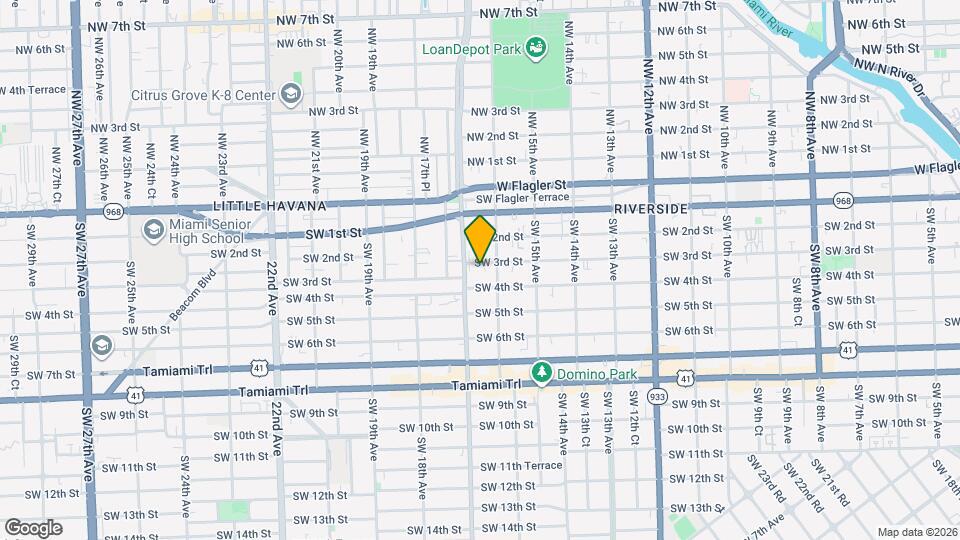 1638 SW 3rd St, Unit 303 Map and Location Details