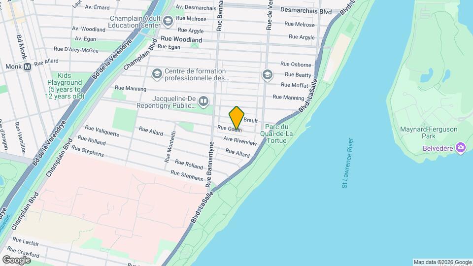 754-760 Godin Rue Map and Location Details