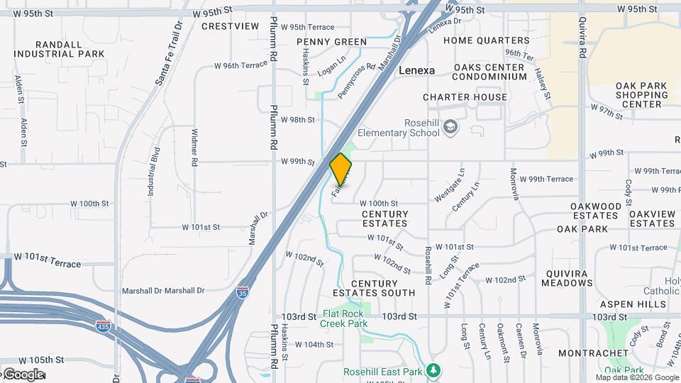 9957 Fairlane St Map and Location Details