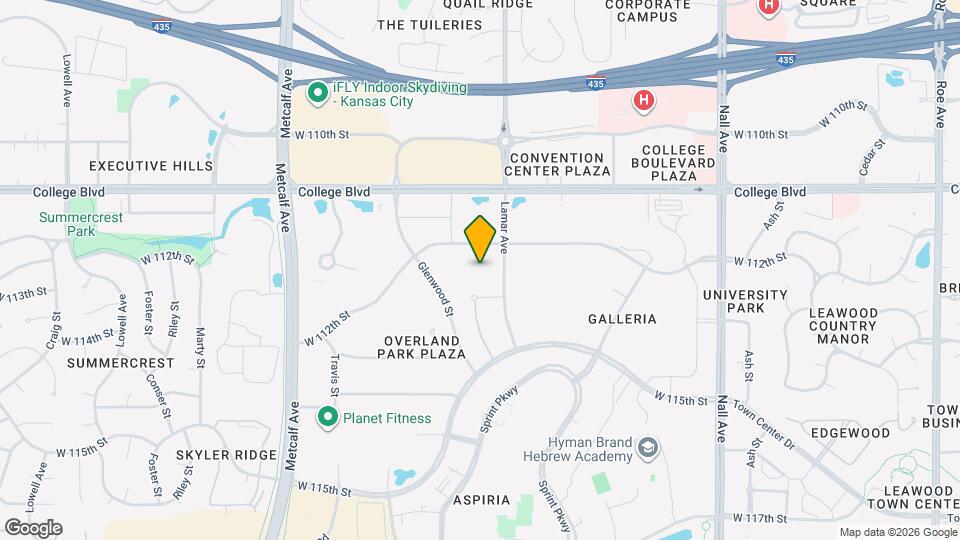 Livano Overland Park Mapa y Detalles de la Ubicación