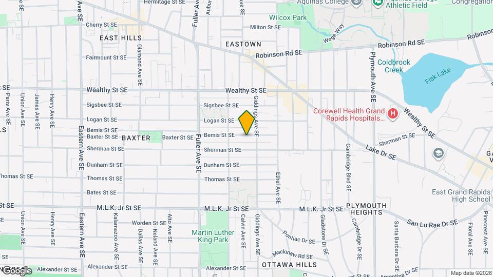 1336 Bemis St SE Mapa y Detalles de la Ubicación