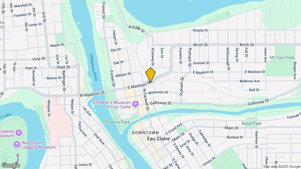 324 N Dewey St Map and Location Details