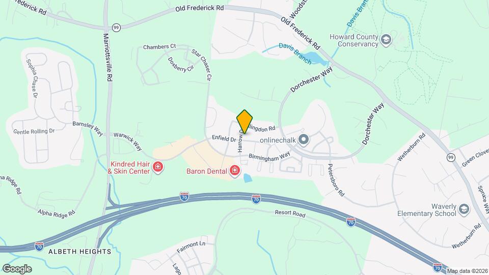 10736 Enfield Dr Map and Location Details