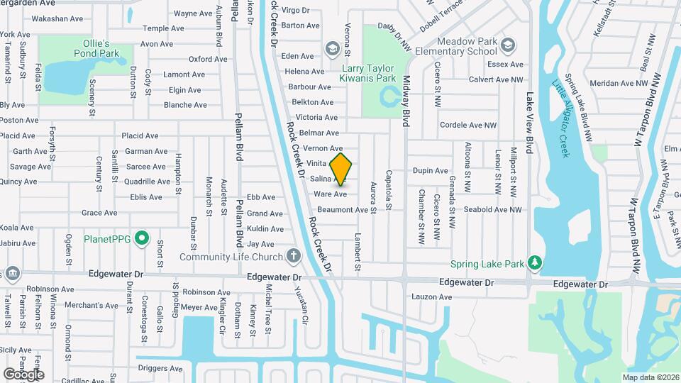 1124 Ware Ave Mapa y Detalles de la Ubicación