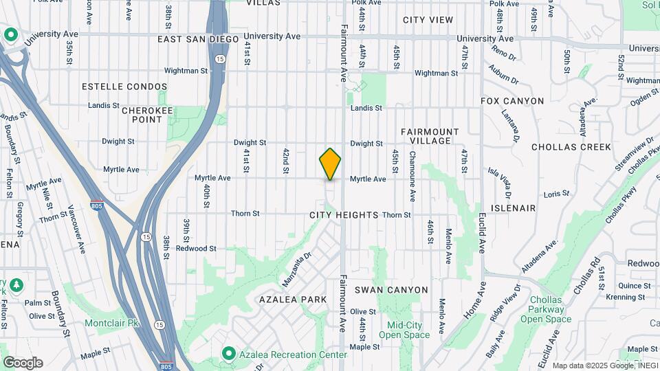 3429 43rd St Map and Location Details