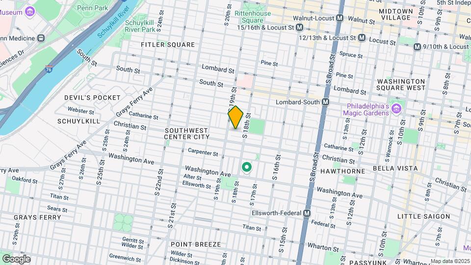 1824 Catharine St Map and Location Details
