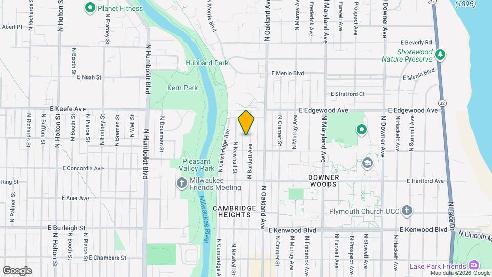 3429 N Bartlett Ave, Unit 3429 Map and Location Details