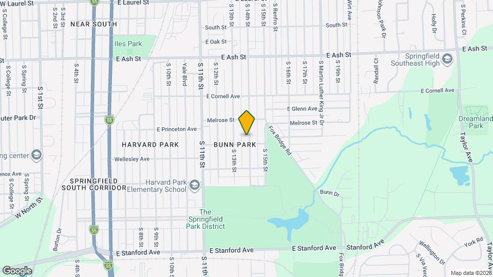 2333 S 14th St Map and Location Details