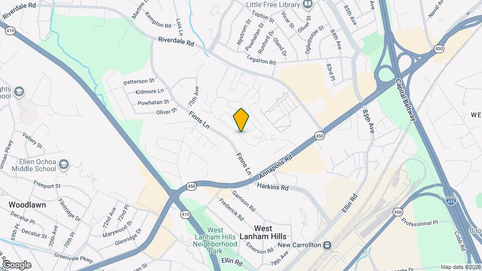 5540 Karen Elaine Dr, Unit 1641 Map and Location Details
