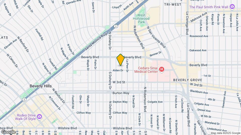 115 N Almont Dr Map and Location Details