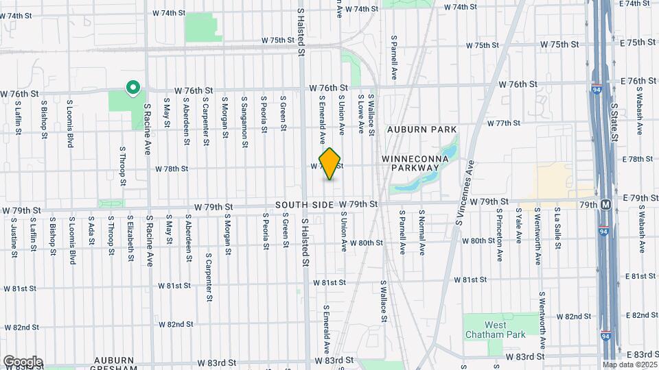 7825 S Emerald Ave Mapa y Detalles de la Ubicación