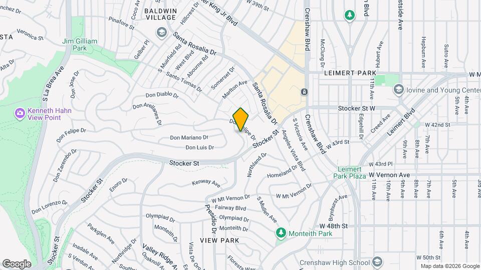 3842 Don Tomaso Dr Map and Location Details