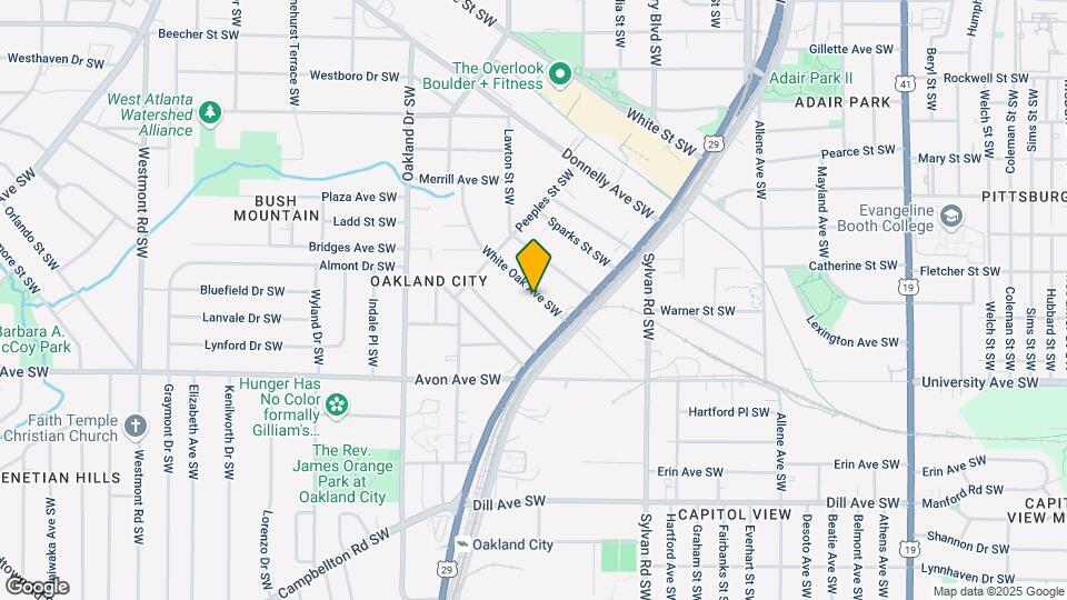 1050 White Oak Ave SW Mapa y Detalles de la Ubicación