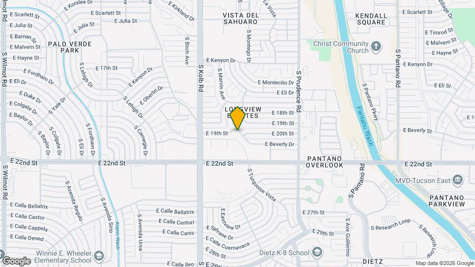 7252 E Beverly Dr Mapa y Detalles de la Ubicación