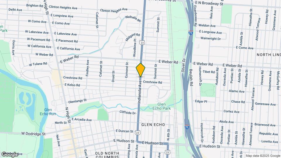 2872 Indianola Ave Map and Location Details