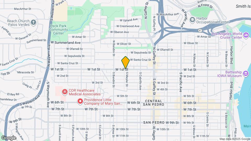 909 W 1st St, Unit 913 Mapa y Detalles de la Ubicación