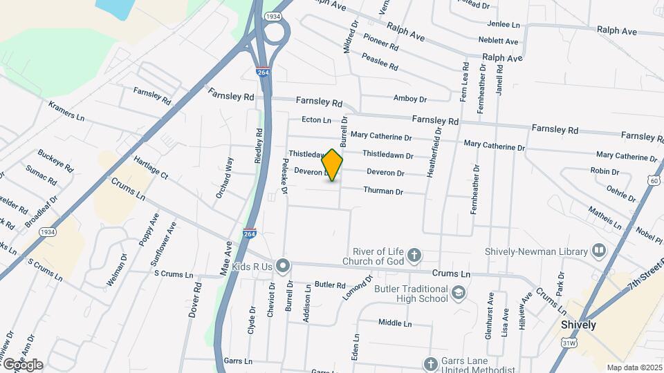 2303 Thurman Dr Map and Location Details