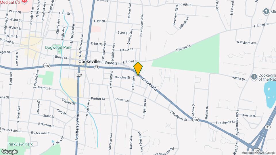 715 E Spring St Map and Location Details