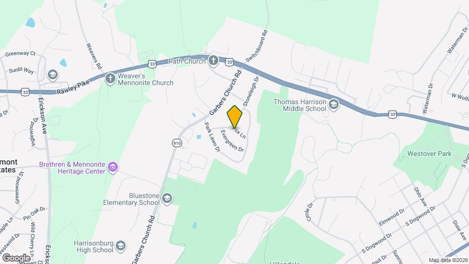 1717 Fox Ln Map and Location Details