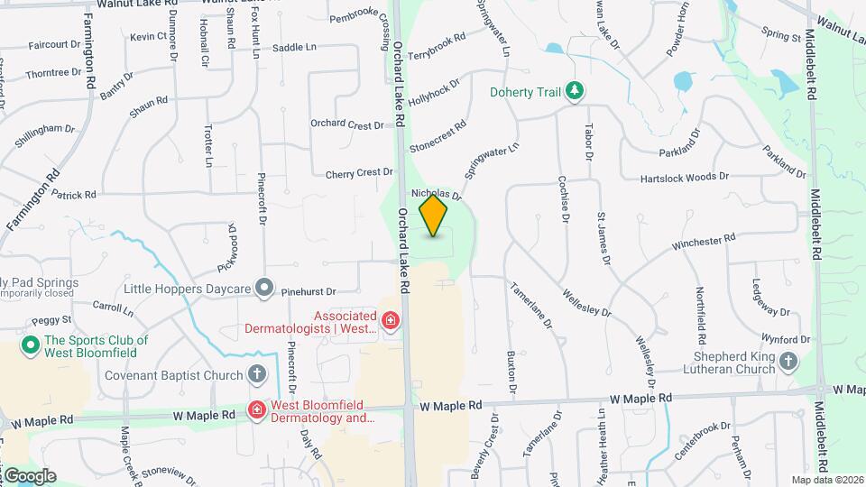 6109 Orchard Lake Rd Map and Location Details