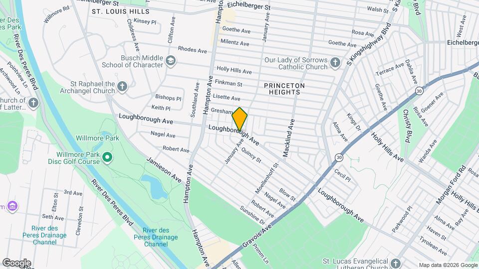 5412 Loughborough Ave, Unit 5412 Loughborough Map and Location Details