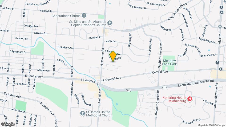 Miamisburg Estates Apartments Map and Location Details