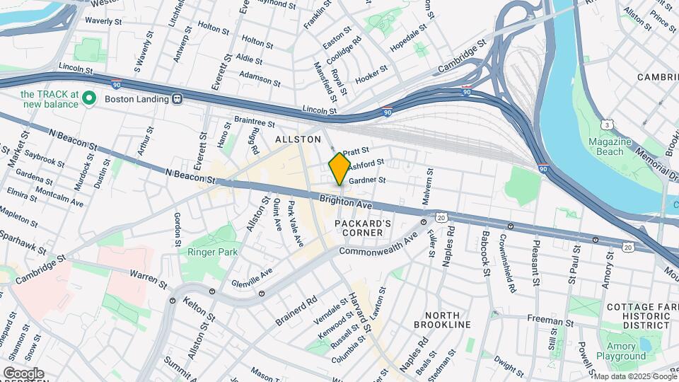 59 Linden St, Unit 1 Map and Location Details