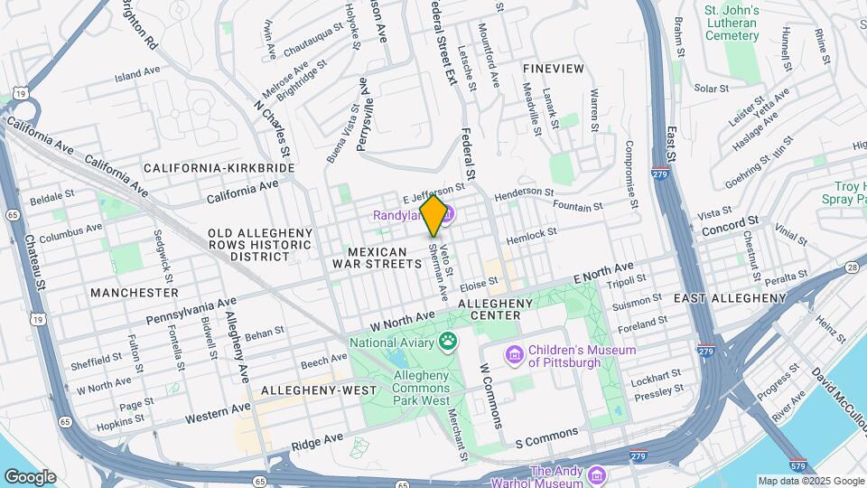 1402 Sherman Ave Map and Location Details