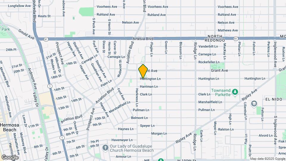 1808 Huntington Ln Mapa y Detalles de la Ubicación