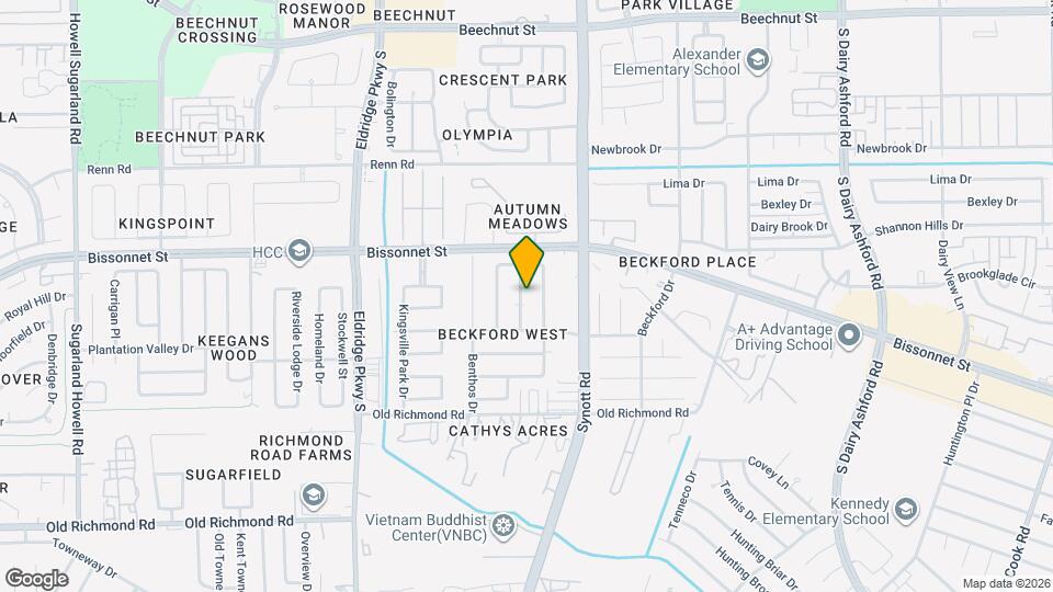 9231 Baronsmede Dr Map and Location Details