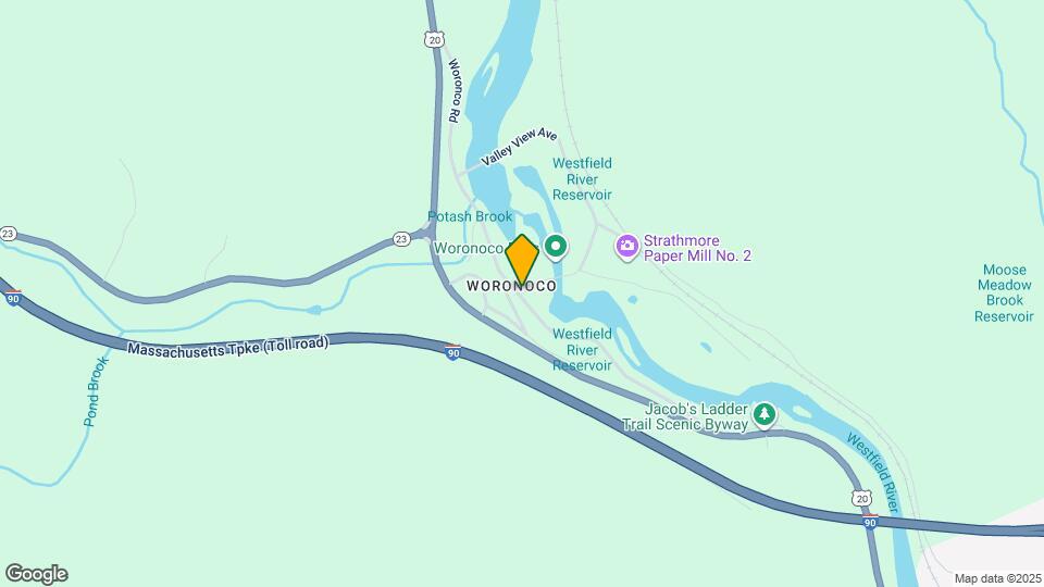 315 Woronoco Rd Map and Location Details