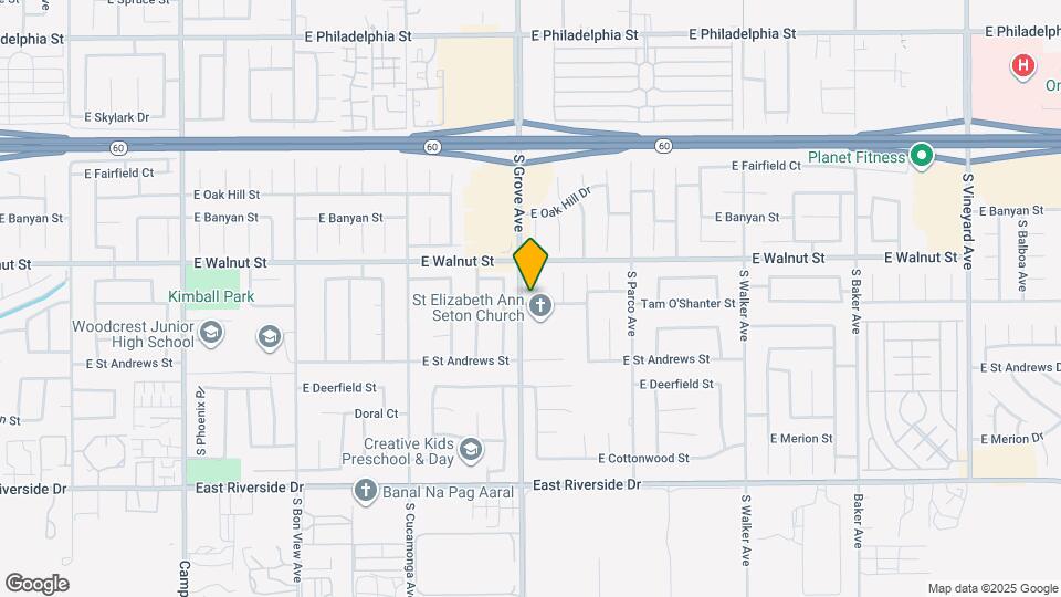 2638 S Amador Pl Map and Location Details