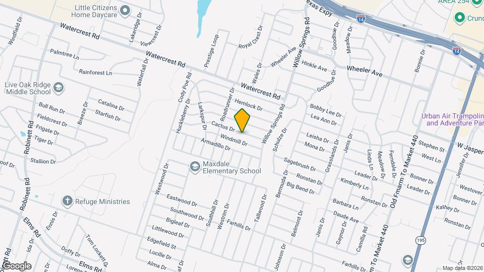 2406 Cactus Dr Map and Location Details