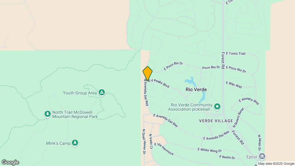 18425 E 4 Peaks Blvd Map and Location Details