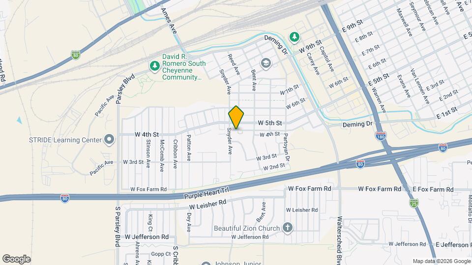 624 W 4th St Map and Location Details
