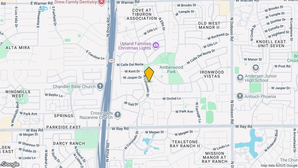 1310 N Blackstone Dr Map and Location Details