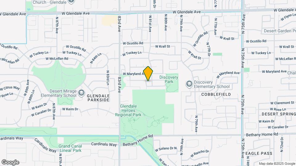 6411 N 81st Dr Map and Location Details