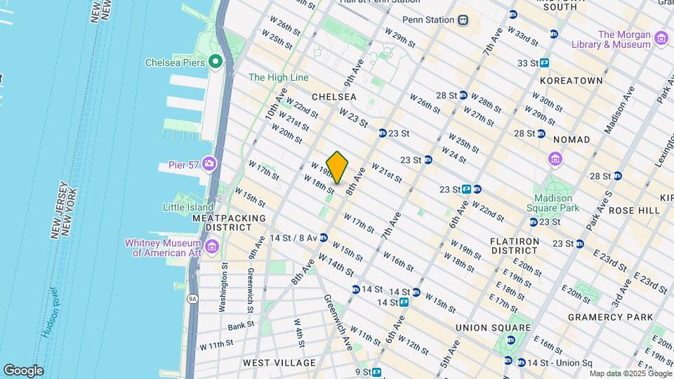 305 W 18th St Mapa y Detalles de la Ubicación