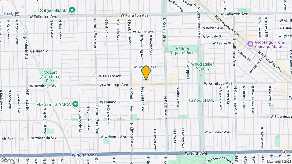 3270 W Armitage Ave Map and Location Details