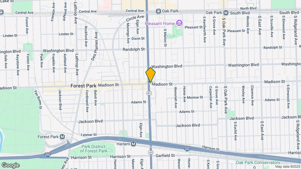 703 Madison St Map and Location Details