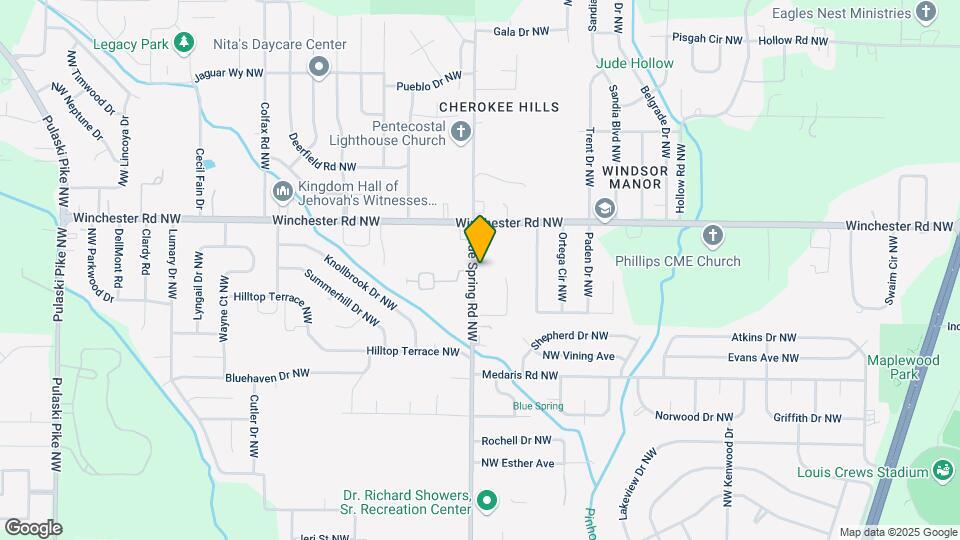 5130 Blue Spring Rd NW Map and Location Details
