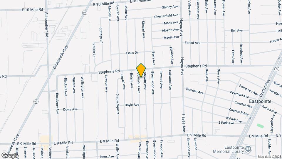 23786 Columbus Ave Map and Location Details